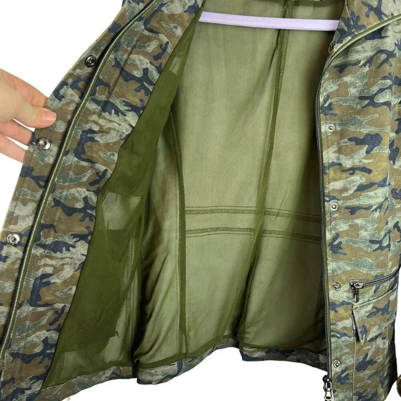 Anatomie Camo Print Kenya Safari Zip-up Jacket - Picture 14 of 14